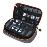 Digital Accessories Travel Bag / Organizer Grey Open With Packed Items