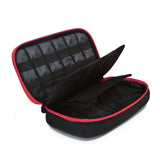 Digital Accessories Travel Bag / Organizer Black And Red Open With No Items
