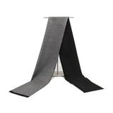 Men's Cashmere Scarf Black/Grey