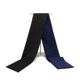 Men's Cashmere Scarf Black/Blue