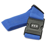 Lockable Luggage Strap Blue