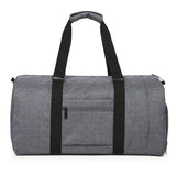 Nylon Travel Duffle Grey With Zipper Pocket