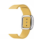 MODERN GENUINE LEATHER WATCH BAND FOR APPLE WATCH 38MM TO 44MM