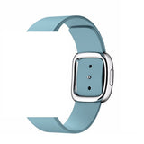 MODERN GENUINE LEATHER WATCH BAND FOR APPLE WATCH 38MM TO 44MM