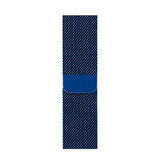 Milanese Blue Apple Watch Band