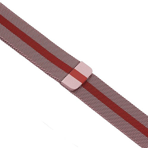 Milanese Rose Red Apple Watch Band