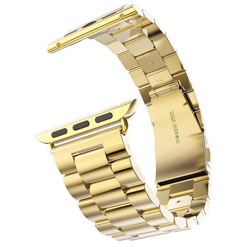 Stainless Steel Watch Band Gold