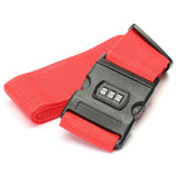 Lockable Luggage Strap Red