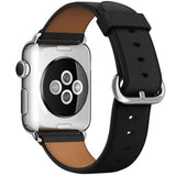 Leather Watch Band for Apple Watch, 38MM Black