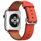 Leather Watch Band for Apple Watch, 38MM Red