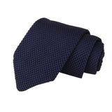 Men's Classic Knit Tie Navy